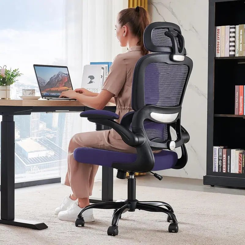 TRALT Ergonomic Office Chair â€?Heavy-Duty 330 lb Capacity Home or Gaming Seat with 360° Casters