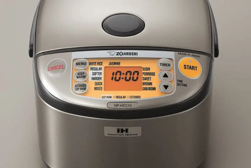 Zojirushi NP-HCC10XH 1-Liter Induction Rice Cooker & Warmer â€?Stainless Dark Gray