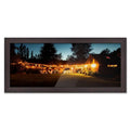 CustomPictureFrames.com 17x60 Stately Brown Wood Picture Frame - with Acrylic Front and Foam Board Backing