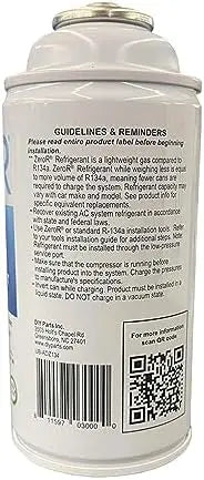ZeroR® 6-Pack R134a AC Refrigerant for Efficient Recharging
