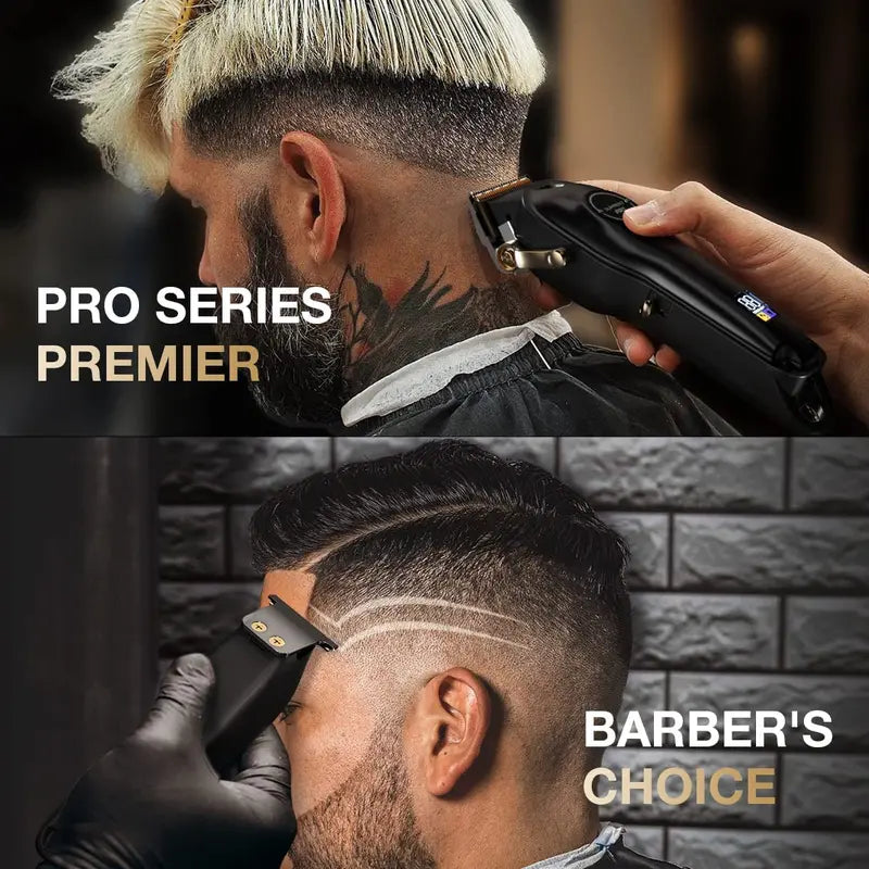 SUPRENT PRO Cordless Hair Clipper Set for Men â€?Precision Cutting System