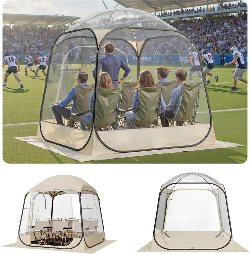 VEVOR Clear Bubble Pop-Up Tent for Outdoor Activities â€?Eight Size Options for 1 to 6 People