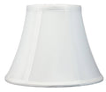 Urbanest Softback Bell Lampshade, Faux Silk, 5-Inch by 9-Inch by 7-Inch, Off White, Spider-Fitter