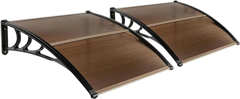 Sun and Rain-Resistant Window or Door Awning â€?UPF 50+ UV Protection