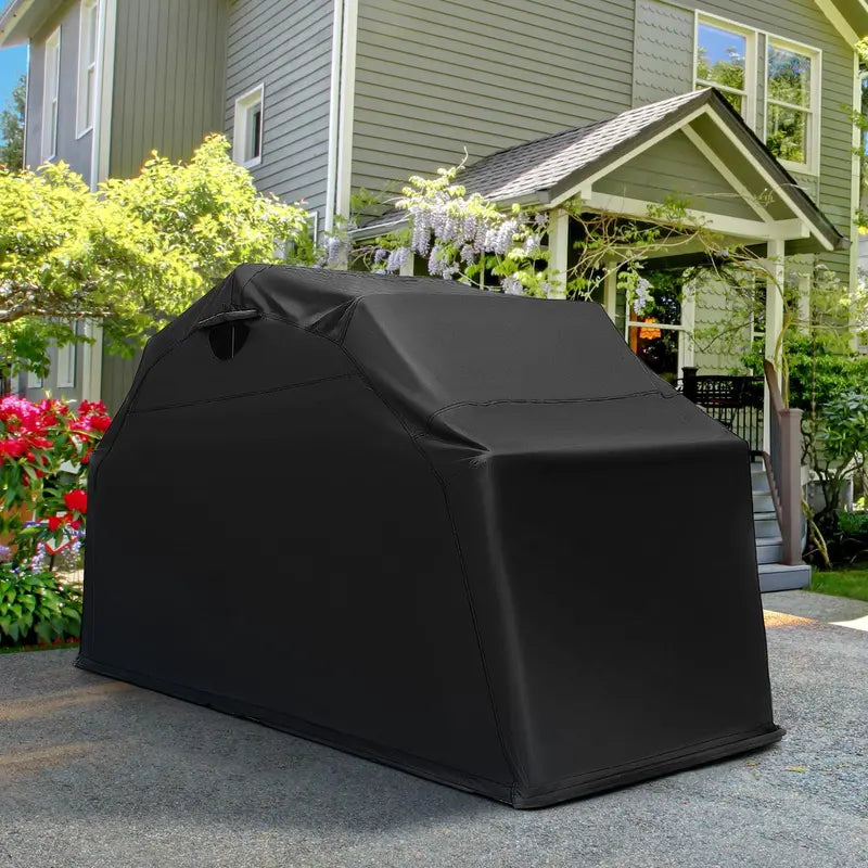 Waterproof Motorcycle Storage Shed with Reinforced 600D Oxford Fabric & Ventilation