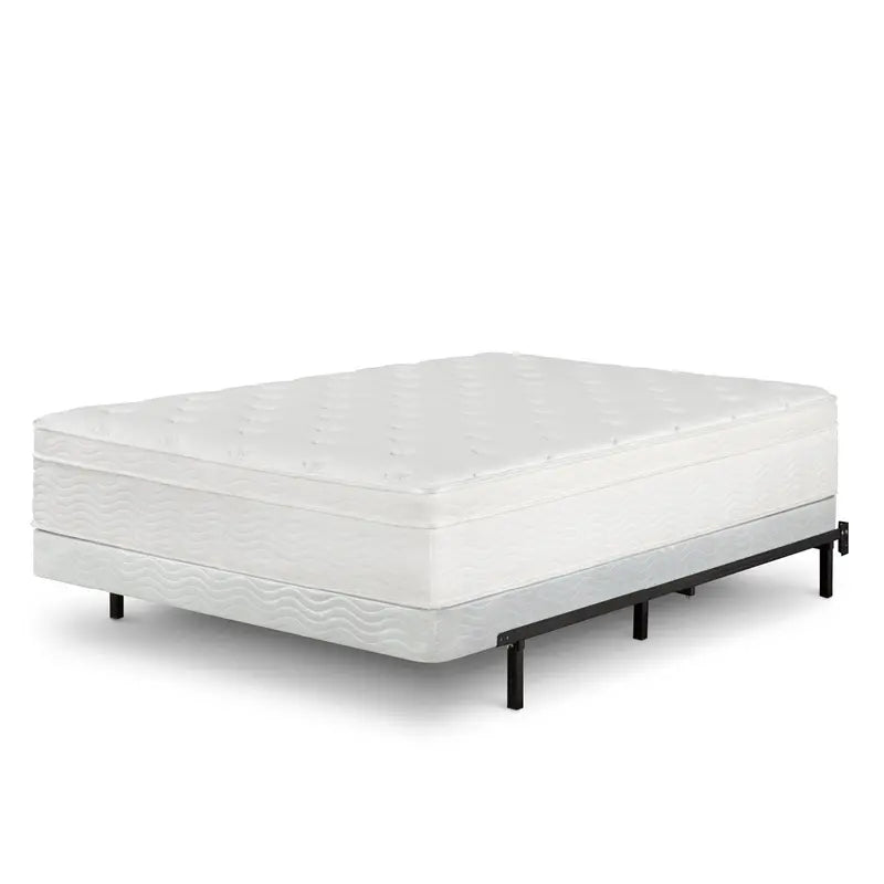 Zinus Steel Mattress Foundation, 5-Inch Low Profile, Durable with 700 lbs Capacity, Includes Cover, Tools & Instructions, 5-Year Warranty