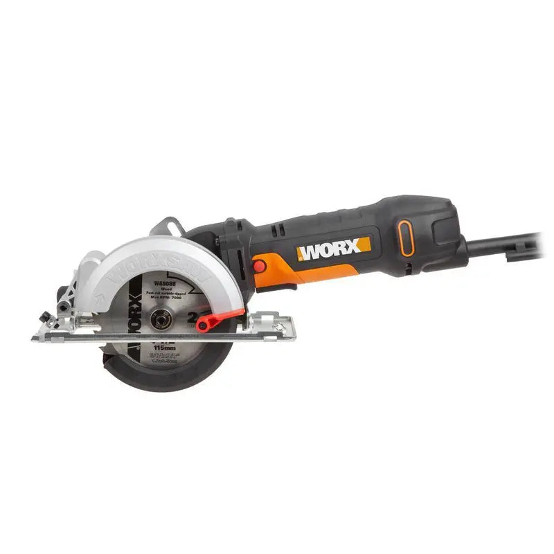 Worx WorxSaw WX439L 4.5 Amp Compact Circular Saw, 4-1/2â€?Blade, One-Hand Operation