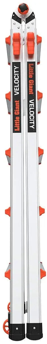 Velocity 22-Foot All-Purpose Ladder â€?Industrial-Grade, 300-Lb Load Rating, Compact Storage
