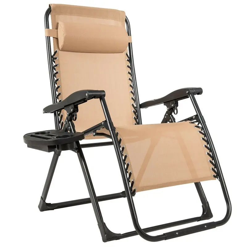 Zero-Gravity Recliner Chair â€?500-Lb Capacity Oversized Lounge with Cup Holder