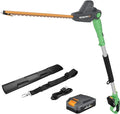 WORKPROX 20V Extendable Pole Hedge Trimmer â€?9.2-Foot Reach with 11-Position Rotating Head