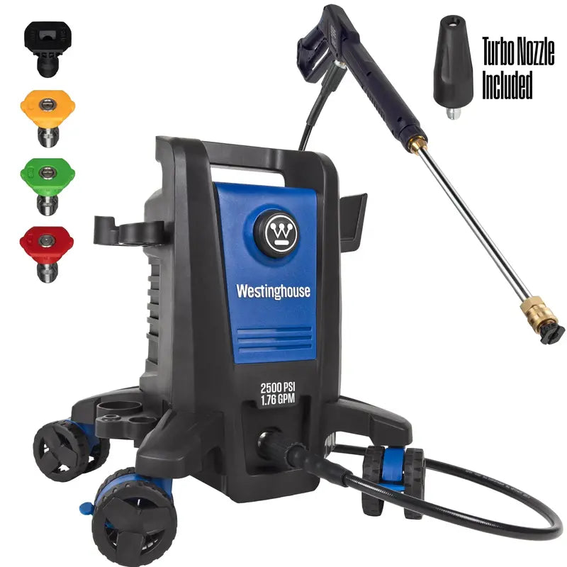 Westinghouse ePX3500 Electric Pressure Washer â€?3500 PSI, 2.5 GPM, Onboard Detergent Tank & Quick-Connect Nozzles