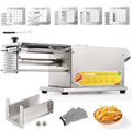 Stainless Steel Electric French Fry Cutter with 5-Blade System â€?Commercial-Grade Potato and Sweet Potato Slicer