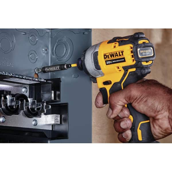 ATOMIC 20V MAX Cordless Brushless Compact 1/4 in. Impact Driver. (2) 20V 1.3Ah Batteries. Charger. and Bag