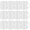 TANGLONG Sublimation Mugs Sublimation Mugs Blank Tazas para Sublimacion White Ceramic Sublimation Cups Bulk Mugs for Coffee Tea Latte Hot Cocoa 11