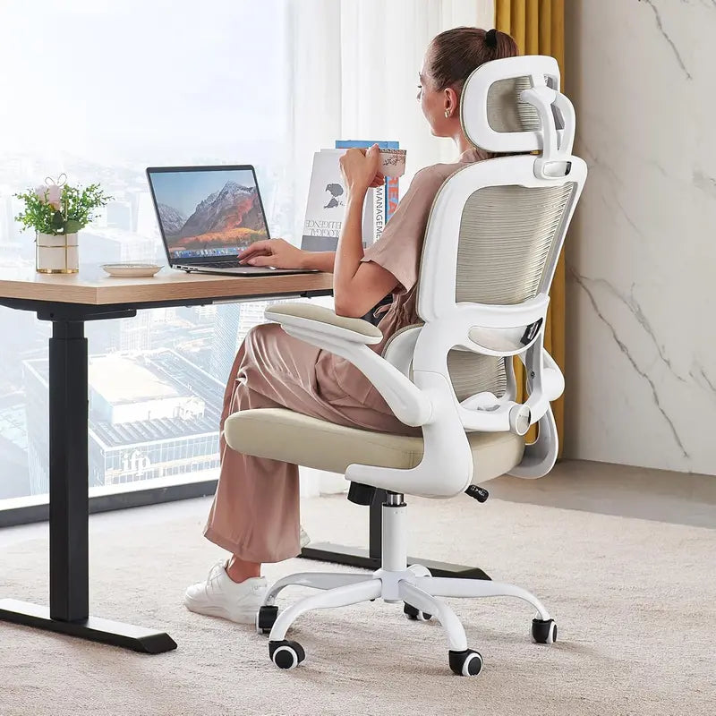 TRALT Ergonomic Office Chair â€?Heavy-Duty 330 lb Capacity Home or Gaming Seat with 360° Casters