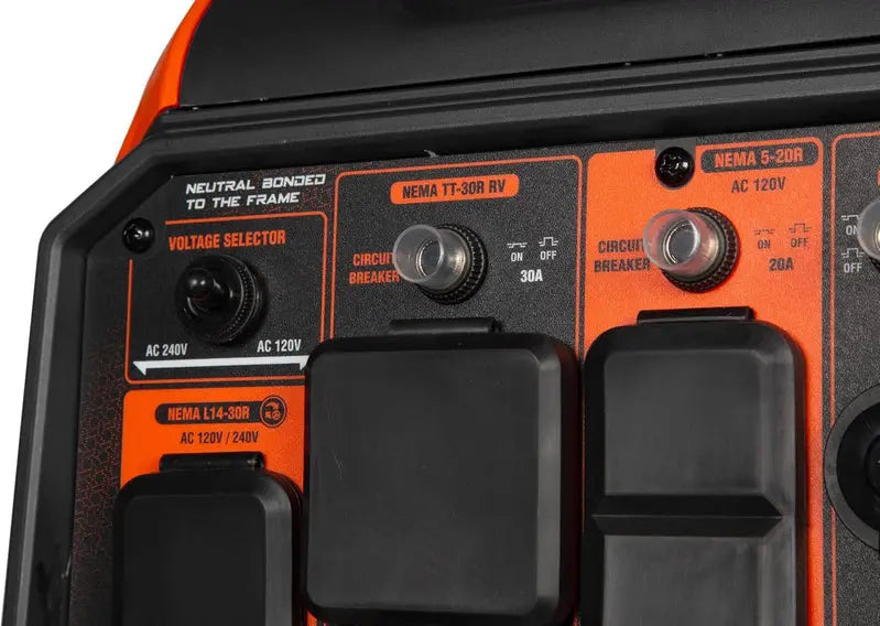 WEN 6800W Dual-Fuel Inverter Generator â€?RV-Ready with CO Detection & Quiet Operation