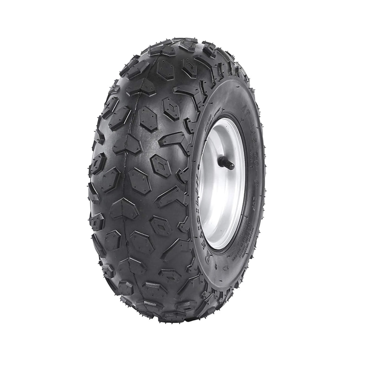 Set of 2 ATV Go Kart Tires 145/70 - 6 Tire with 6" Wheel Rims 3 Lug for Quad Mini Bike Go Cart Drift Trike 4 Wheelers Taotao Coolster 70cc 110cc 125cc Suzuki LT50 (2pcs)