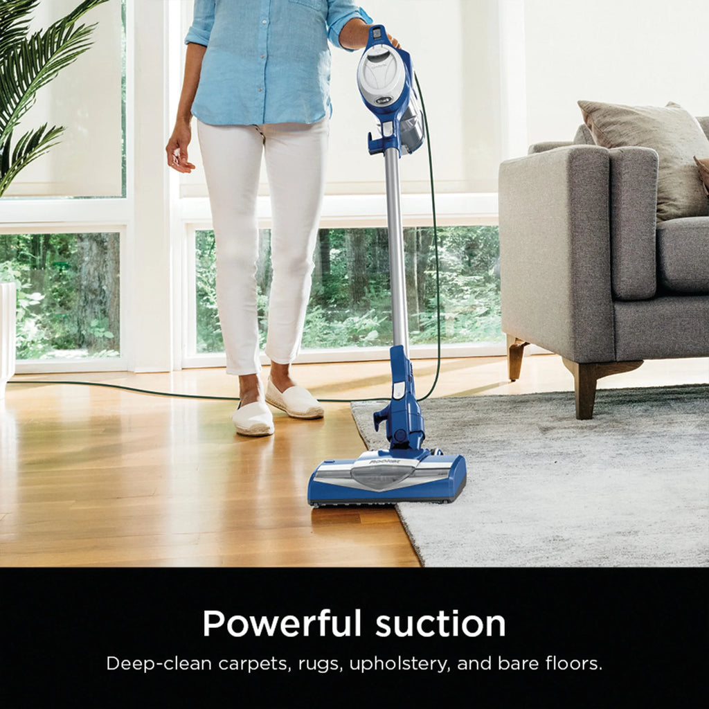 Shark Rocket Ultra - Light Corded Stick Vacuum Cleaner, Blue - Lightweight, Bagless, for Carpet & Hard Floors