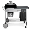 Weber Performer Deluxe 22-Inch Charcoal Grill â€?Premium Black Kettle with Integrated Ash Catcher