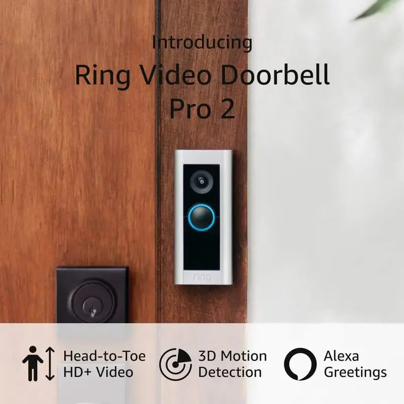 Video Doorbell Pro 2 â€?HD Video, Motion Detection, Two-Way Audio, Night Vision Security Camera