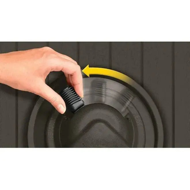 Suncast Aquawinder Auto-Rewind Hose Reel â€?125 ft Capacity, Water-Powered, Java Finish (2-Pack)