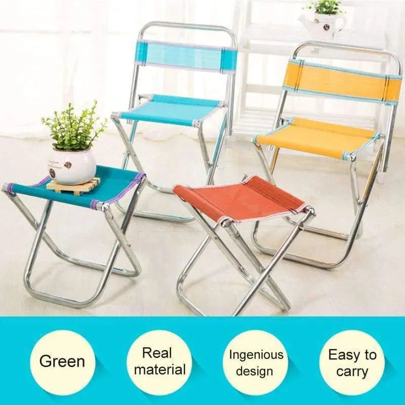 Ultralight Stainless Steel Folding Chair â€?Beach, Fishing, and Picnic Seat for All Ages