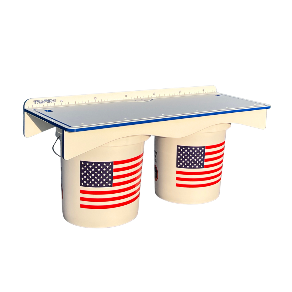 Premium Rod Mount 18" or 33" Raised Fillet Table â€?3-in-1 Bait & Fish Station | Fits Rod Holders, Buckets & Flat Surfaces | Marine-Grade HDPE | Ruler, Juice Groove, Knife & Tool Slots