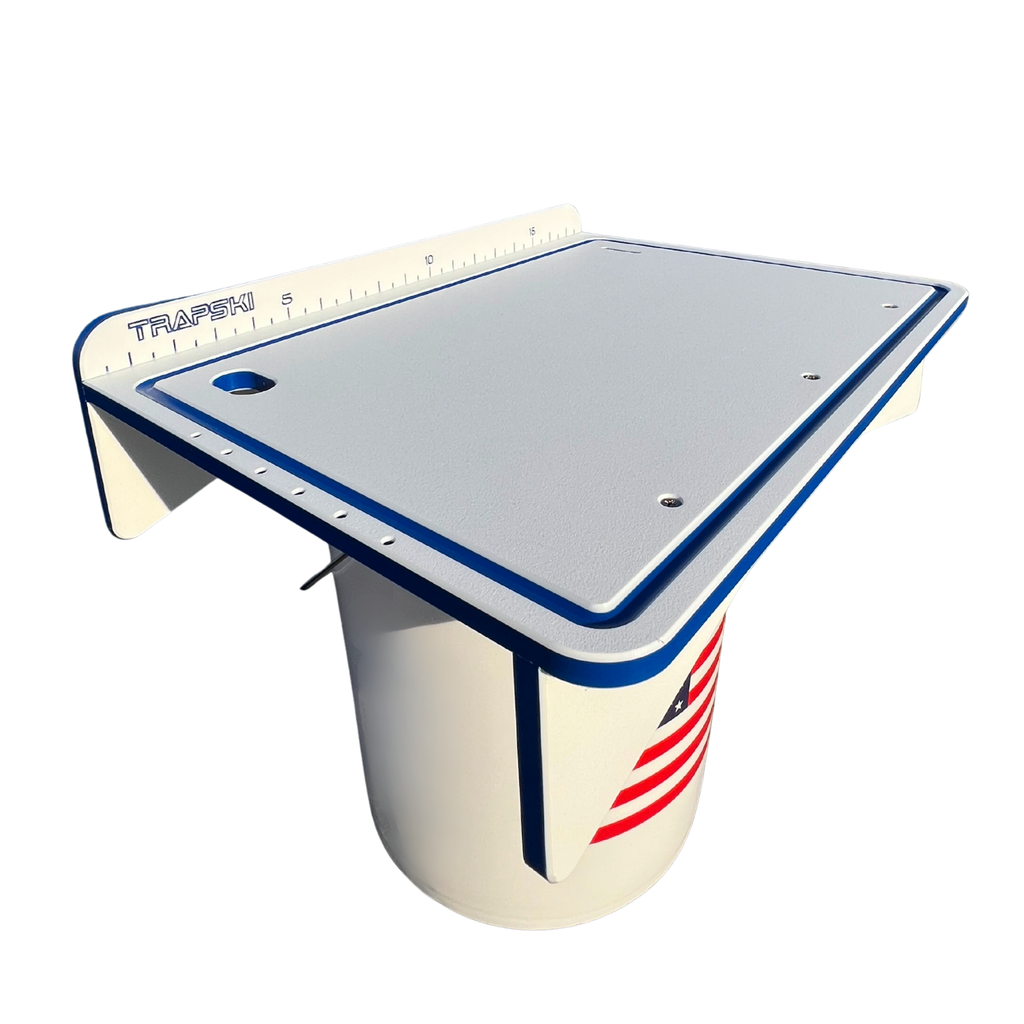 Premium Rod Mount 18" or 33" Raised Fillet Table â€?3-in-1 Bait & Fish Station | Fits Rod Holders, Buckets & Flat Surfaces | Marine-Grade HDPE | Ruler, Juice Groove, Knife & Tool Slots