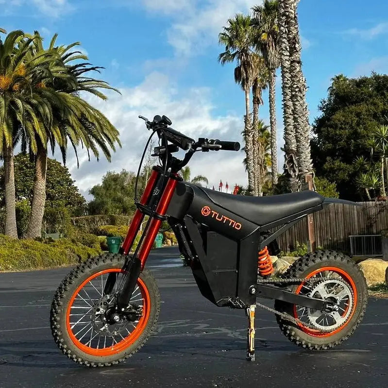 Tuttio Soleil01 2000W Electric Dirt Bike â€?48V/21Ah, 37 MPH Full-Suspension E-Motorcycle (12â€?& 14â€?Tires)