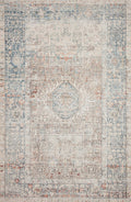 Chris Loves Julia x Loloi Jules JUL-07 Natural Ocean Area Rug - 8 ft 6 in x 11 ft 6 in