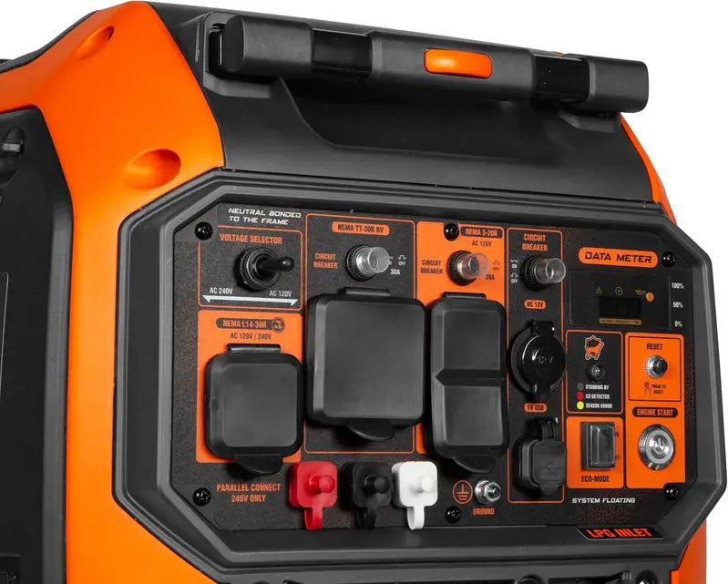 WEN 6800W Dual-Fuel Inverter Generator â€?RV-Ready with CO Detection & Quiet Operation