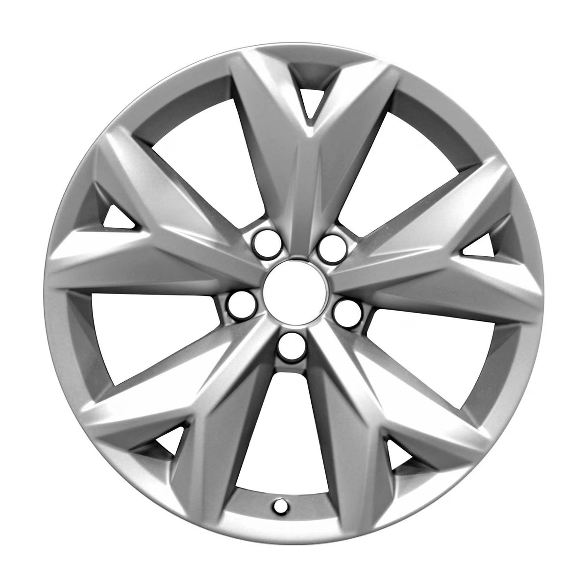 Remanufactured Painted Bright Silver Aluminum Wheel 18 x 8 Fits 2018 - 2020 Volkswagen Atlas