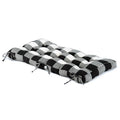 The Lakeside Collection Buffalo Check Bench Cushions - Black