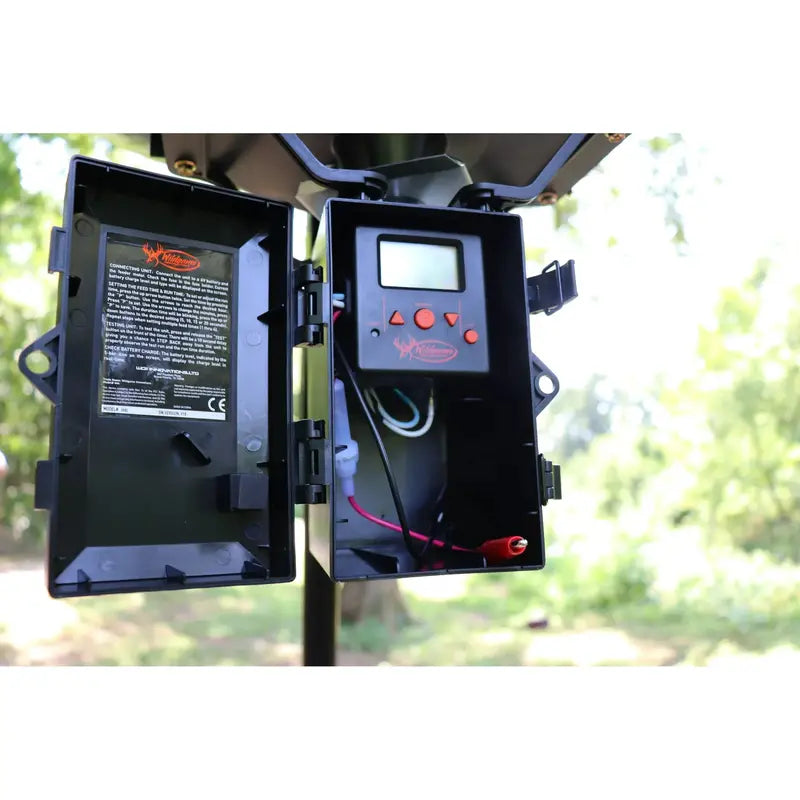 Wildgame Innovations Quick Set 30-Gallon Game Feeder â€?Portable, Timer-Controlled Hunting Accessory