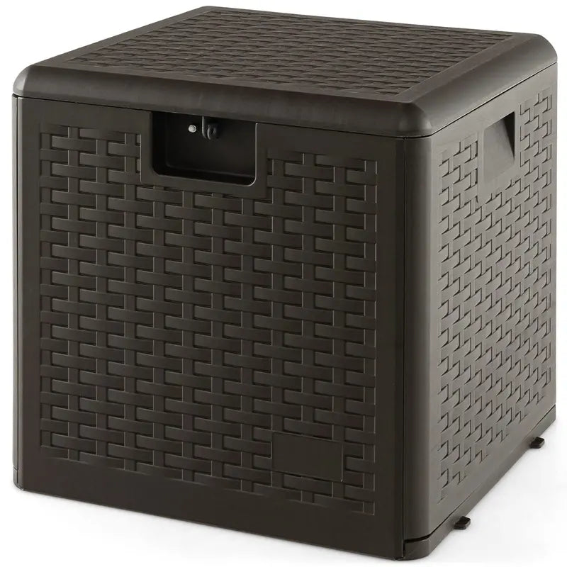Weatherproof Resin Outdoor Storage Box â€?31/73/100 Gallon Locking Patio Chest