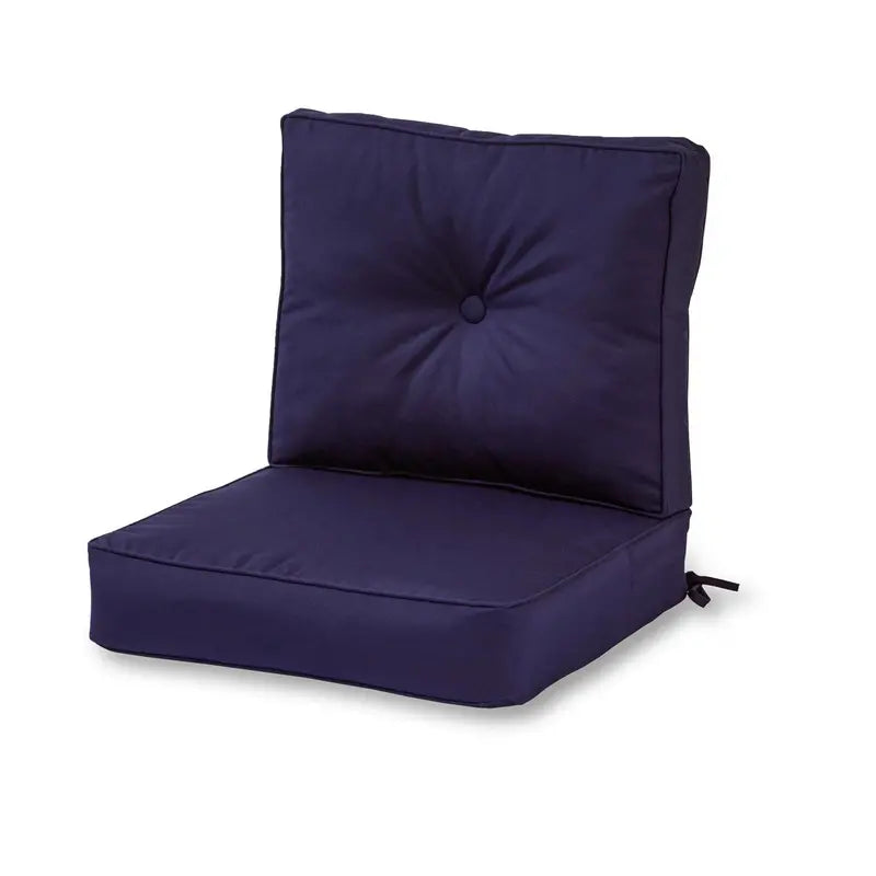 Sunbrella Premium Deep-Seat Outdoor Cushion Set â€?2-Piece Weather-Resistant Patio Upgrade