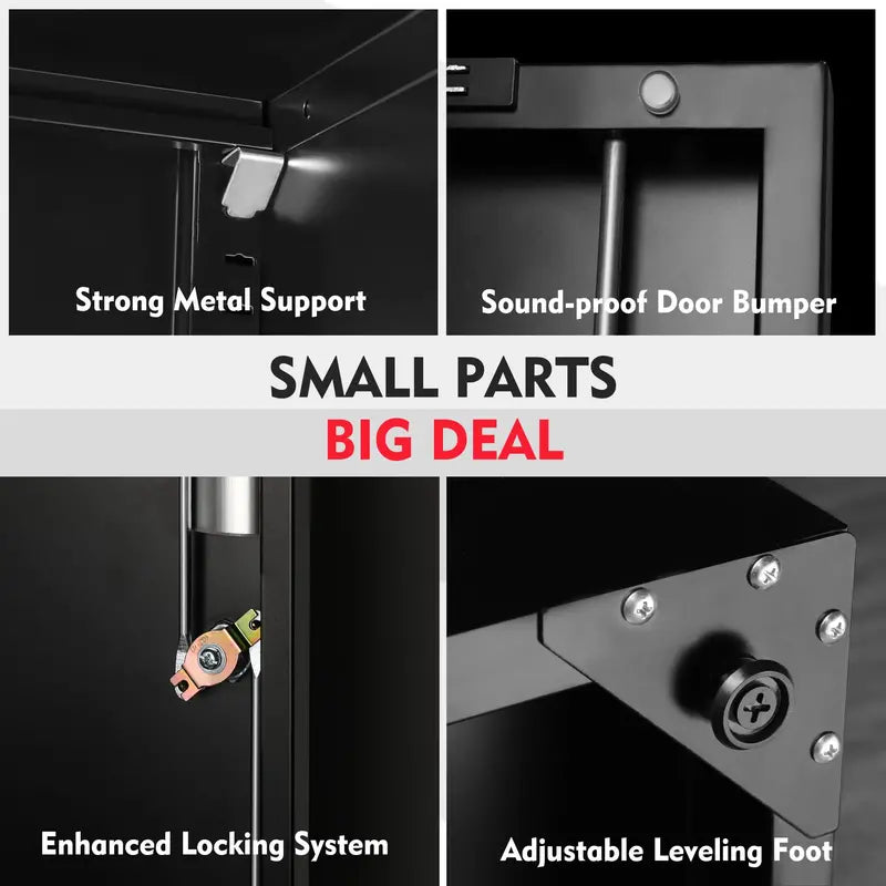 WORKPRO Steel Garage Storage Cabinet â€?Lockable Metal Unit with Doors and Adjustable Shelving