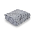 Nuzzie Knit Weighted Blanket 8 lbs / Misty Grey
