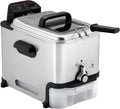 T-fal Ultimate Steel Deep Fryer â€?3.5L Capacity with Basket, Precise Temperature Control & Oil-Level Indicator