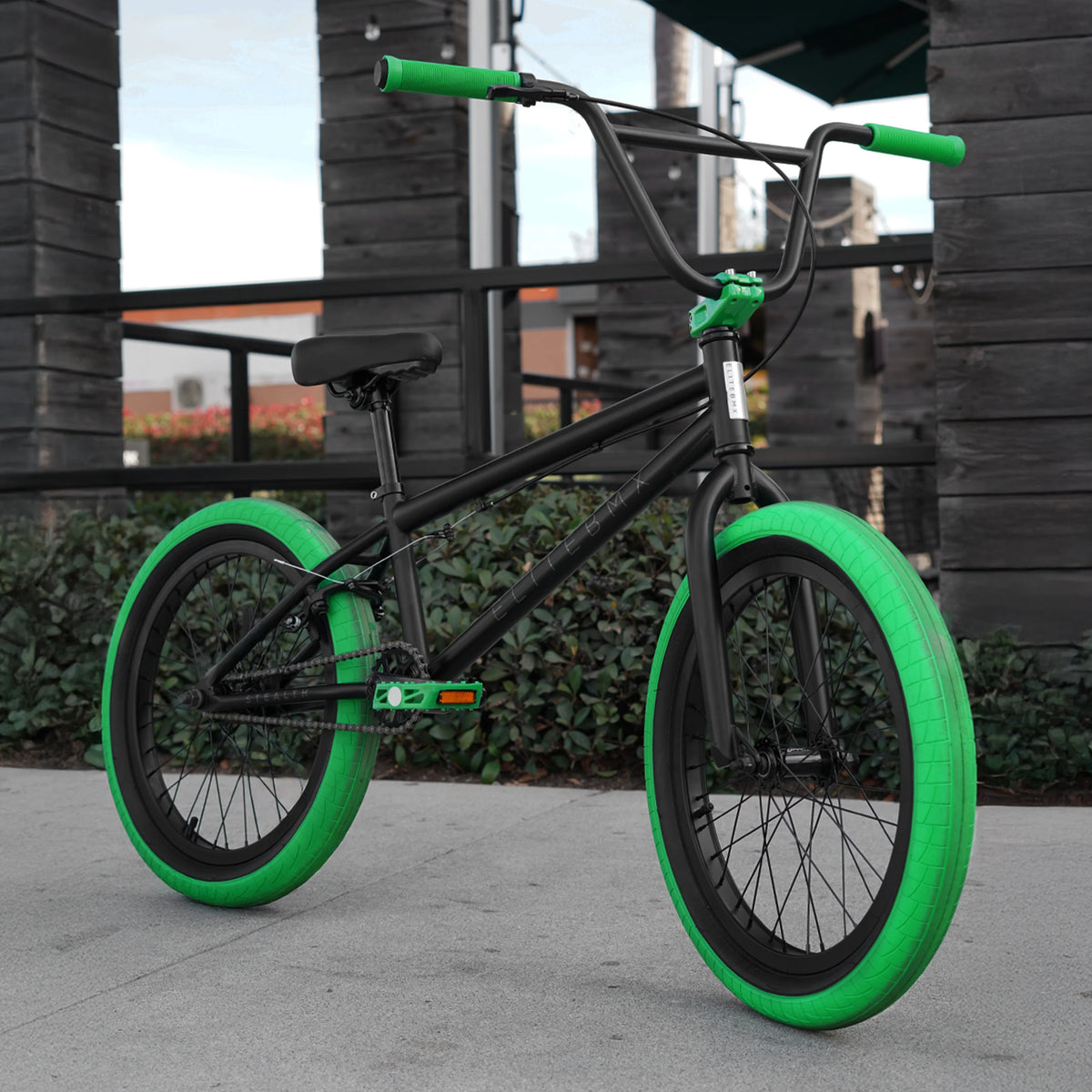 Elite BMX Bicycle 20 Freestyle Bike - Stealth Blue Purple Ideal for Ages 7 to 18 Years