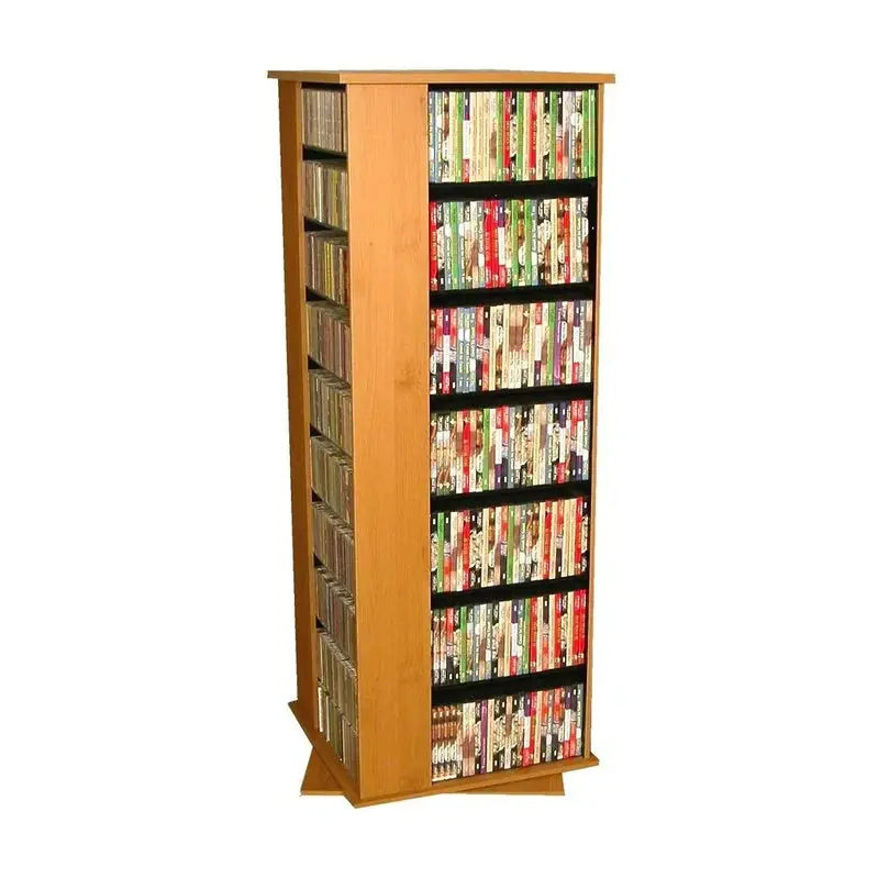 Venture Horizon Grande Media Tower â€?Rotating Walnut-Finish Entertainment Center
