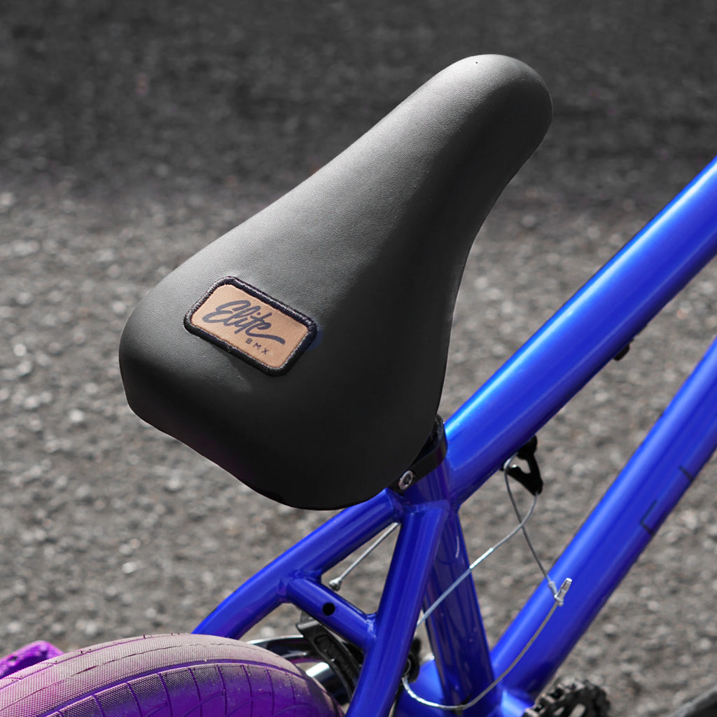 Elite BMX Bicycle 20 Freestyle Bike - Stealth Blue Purple Ideal for Ages 7 to 18 Years