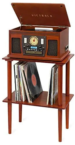 Victrola 8-in-1 Bluetooth Record Player â€?Turntable with Built-in Speakers & Wireless Streaming