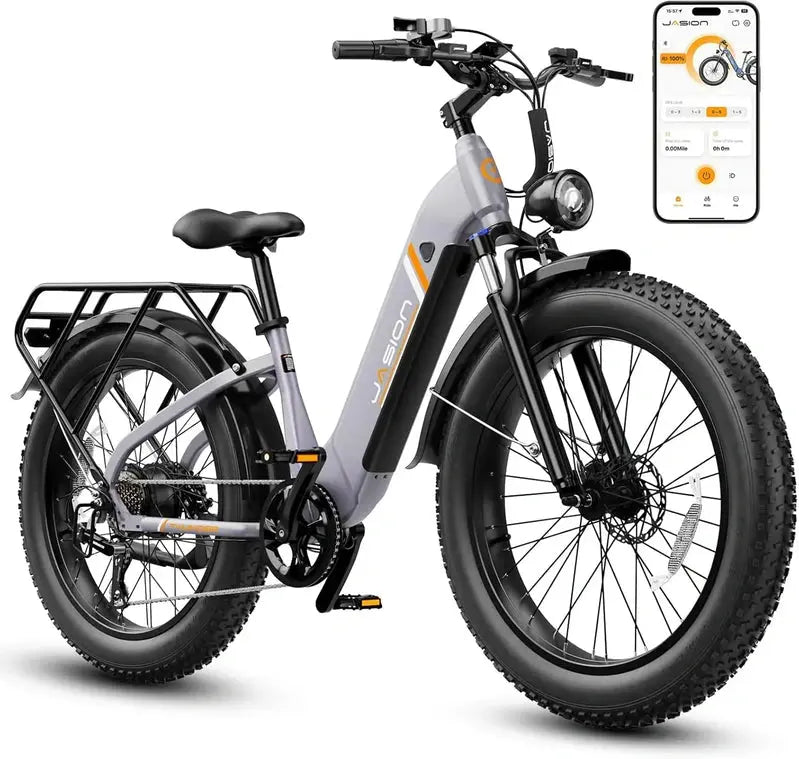 Thunder 1500W Electric Fat-Tire Bike â€?30+ MPH Top Speed, 80-Mile Range, Hydraulic Disc Brakes