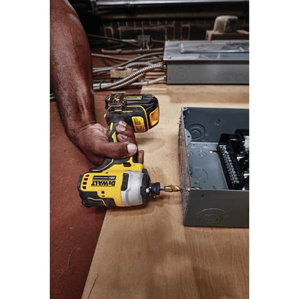 ATOMIC 20V MAX Cordless Brushless Compact 1/4 in. Impact Driver. (2) 20V 1.3Ah Batteries. Charger. and Bag