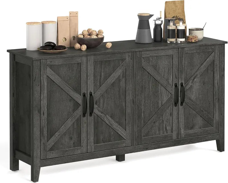 VASAGLE LIRY Collection Buffet Cabinet â€?Multi-Use Storage Credenza or Sideboard