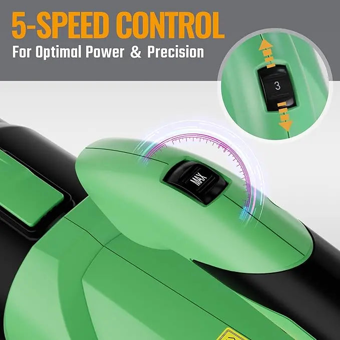 WORKPROX 20V Variable-Speed Cordless Leaf Blower â€?Includes 4.0Ah Battery and Fast-Charging USB-C Cable