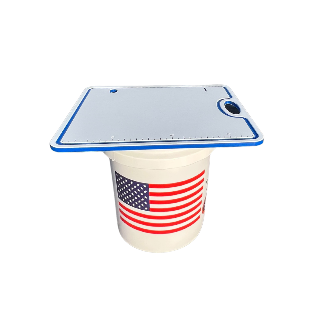 Made in the USA | Premium Bucket or Cooler Fishing Bait Fillet Cutting Board