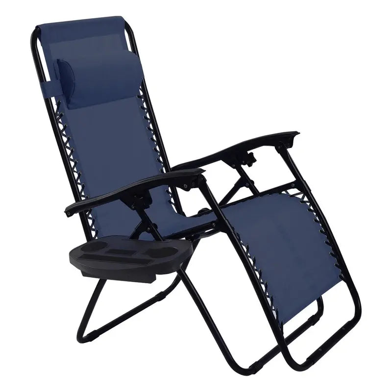Zero Gravity Folding Lounge Chair â€?Reclining Ergonomic Patio Lounger