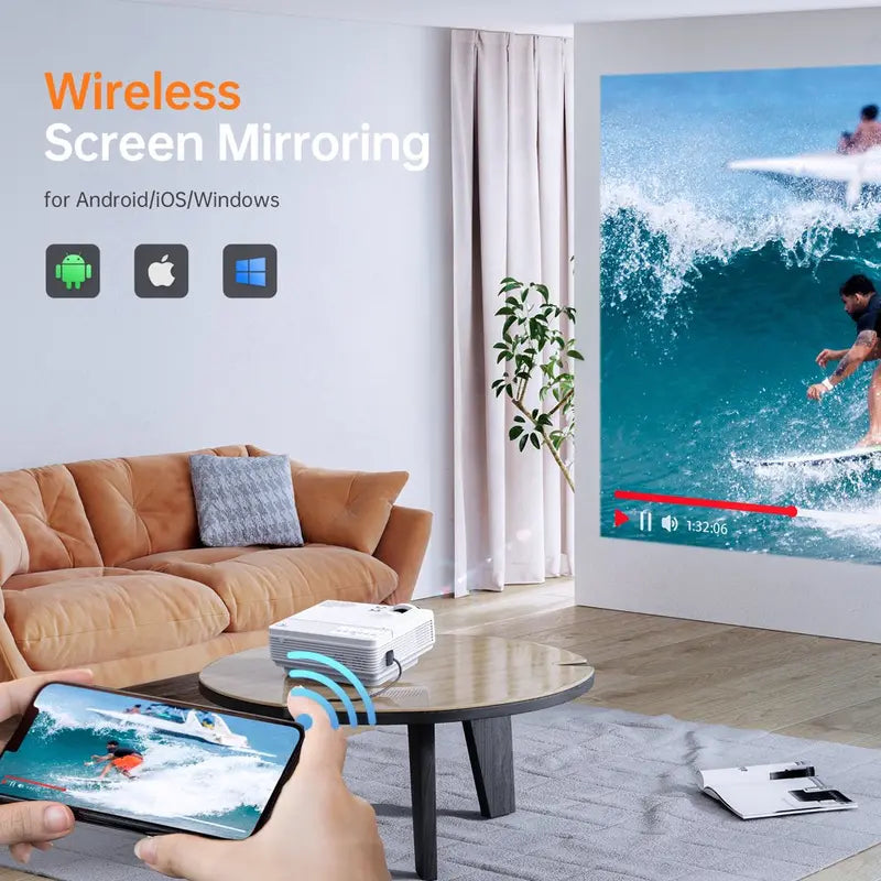 VANKYO Portable WiFi Mini Projector, 1080P Supported 230  Projection Size